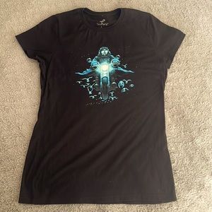 🔮 3/$15!! Women’s Large Black Tee Fury Harry Potter Hagrid Tee